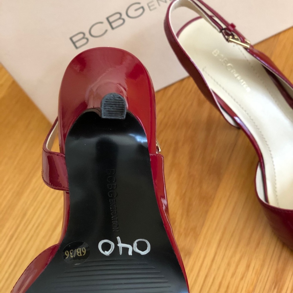 BCBGeneration Red High Heels - Picture 7 of 9